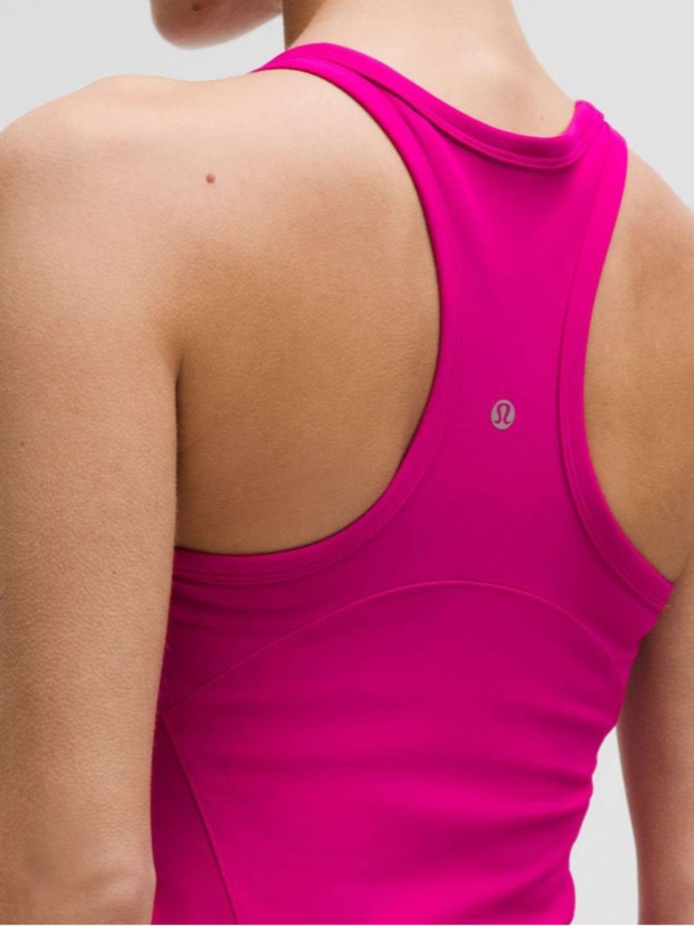 Lululemon Align Waist-Length Racerback Tank Top Ripened Raspberry size 10 - Picture 5 of 5